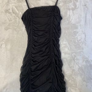 Urban Outfitters Ruched Little Black Dress